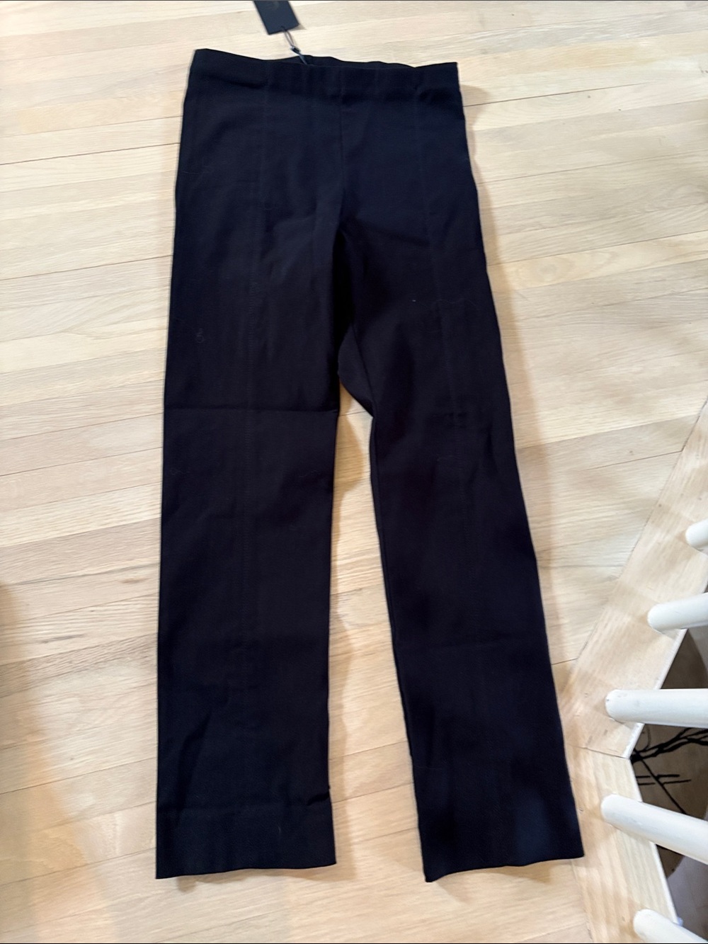 Women's Black Ankle-Length Dress Pants